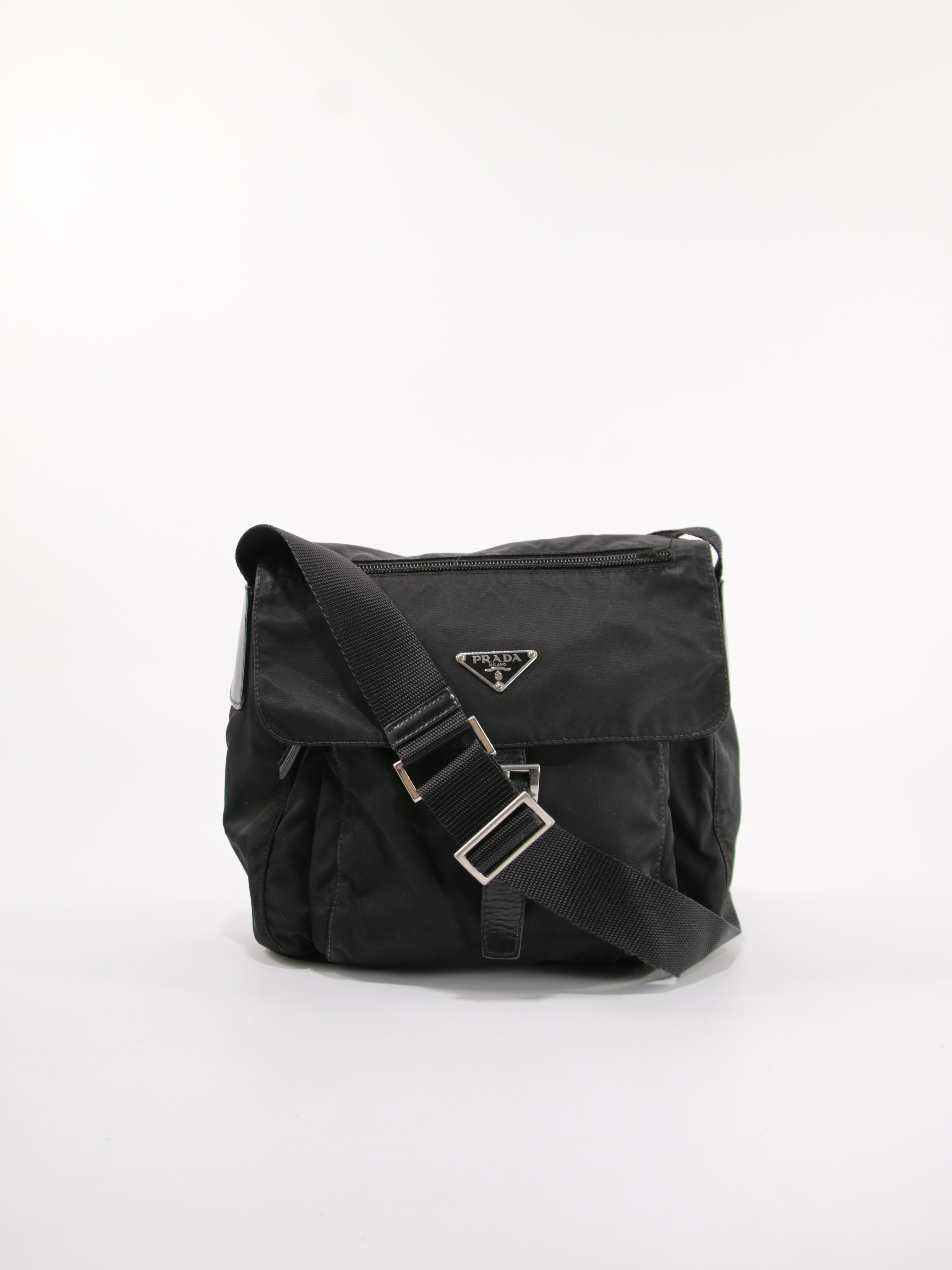 Prada Single Buckle Messenger