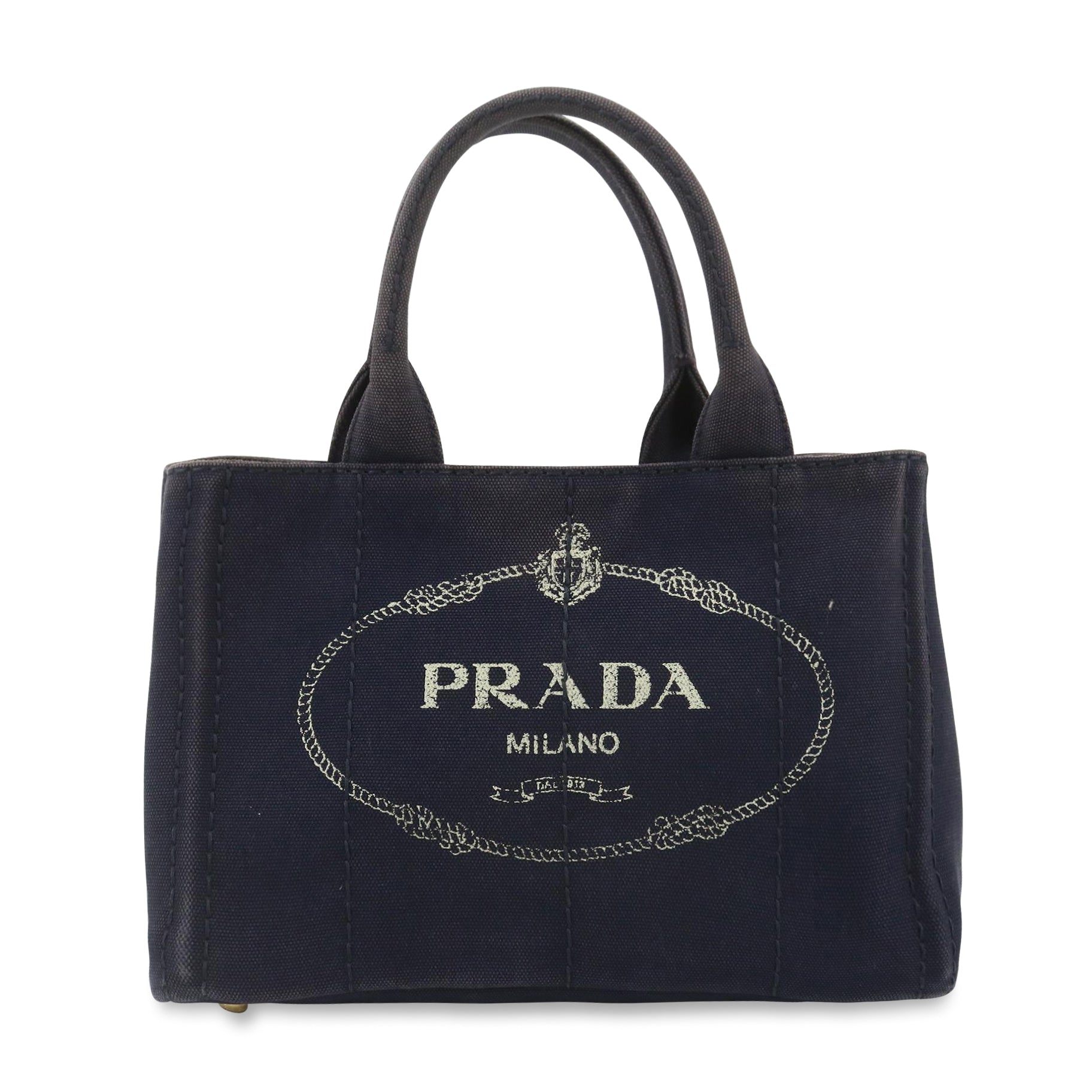 Prada canapa shopping bag sale