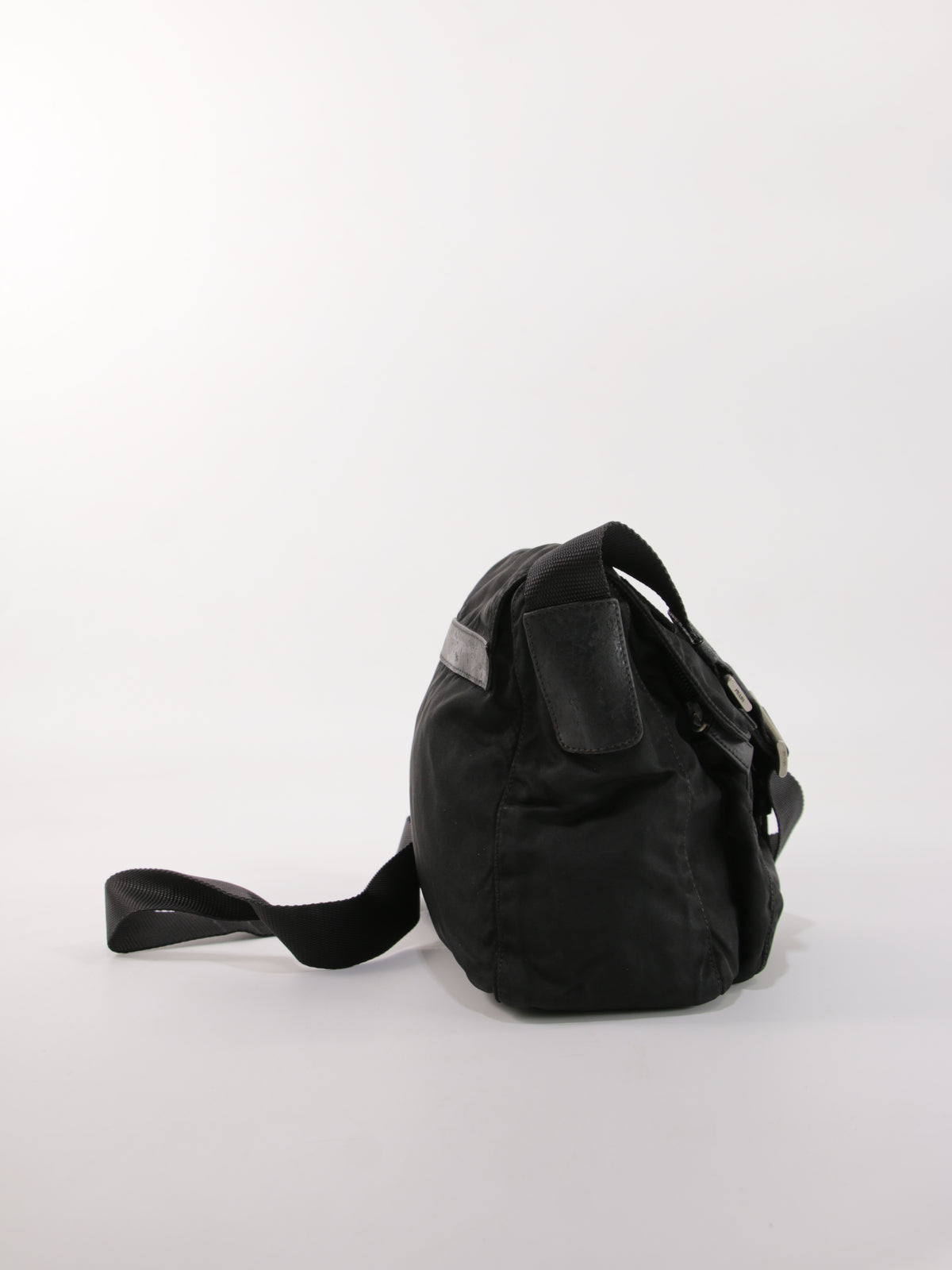 Prada Single Buckle Messenger
