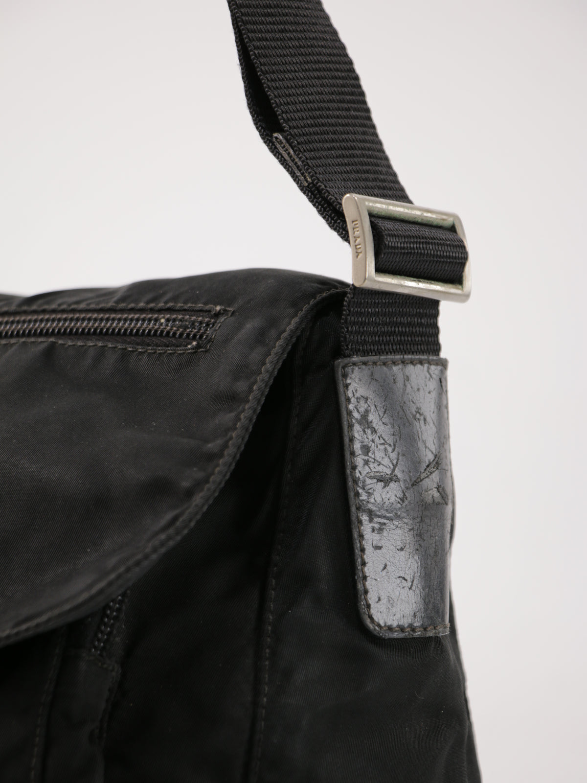 Prada Single Buckle Messenger