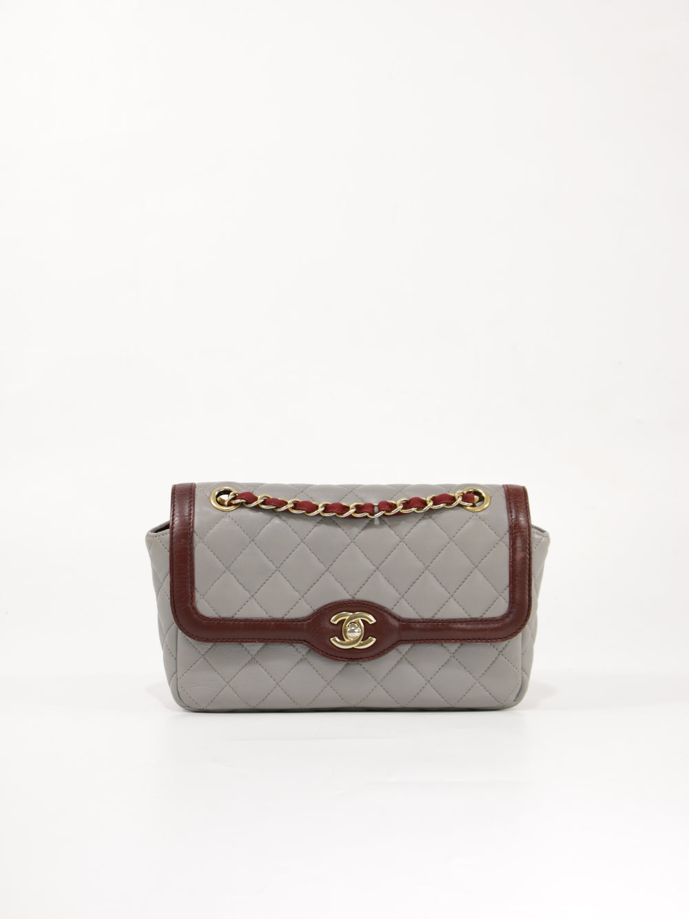 Two Tone Flap Bag