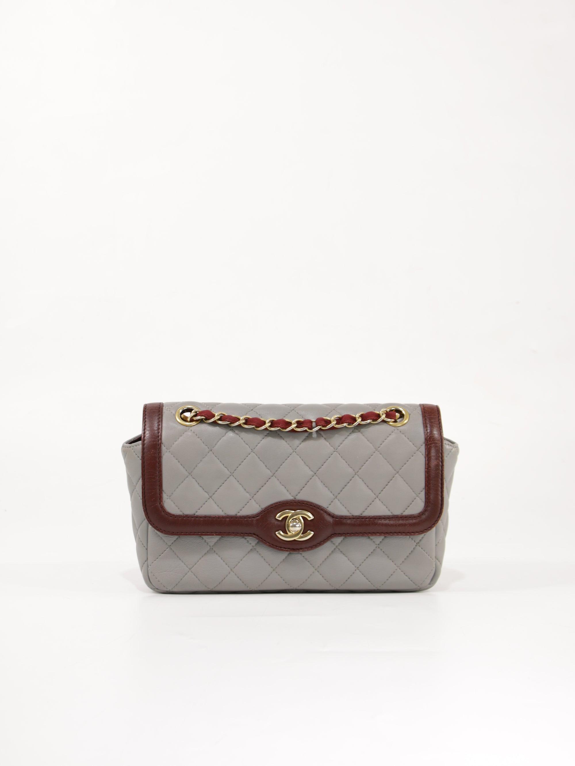 Two Tone Flap Bag