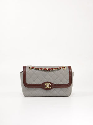 Two Tone Flap Bag