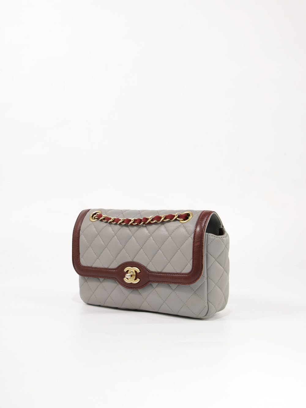 Two Tone Flap Bag