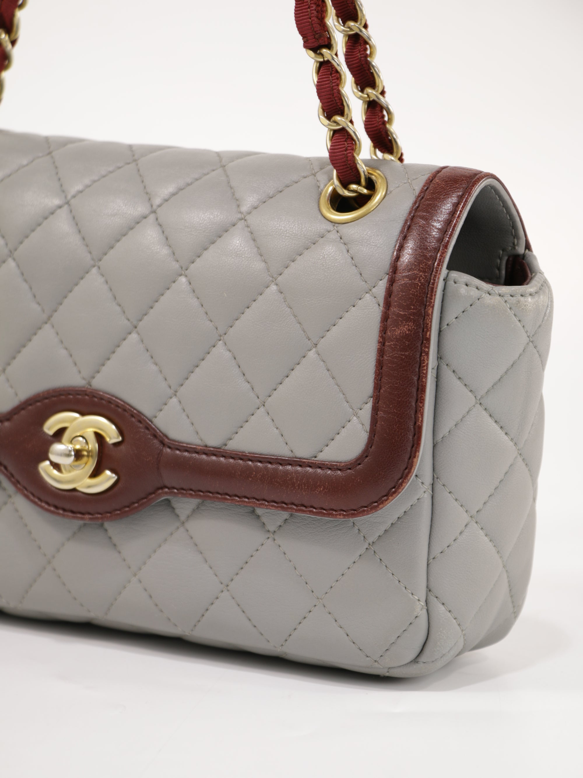 Two Tone Flap Bag