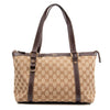 Abbey zip tote