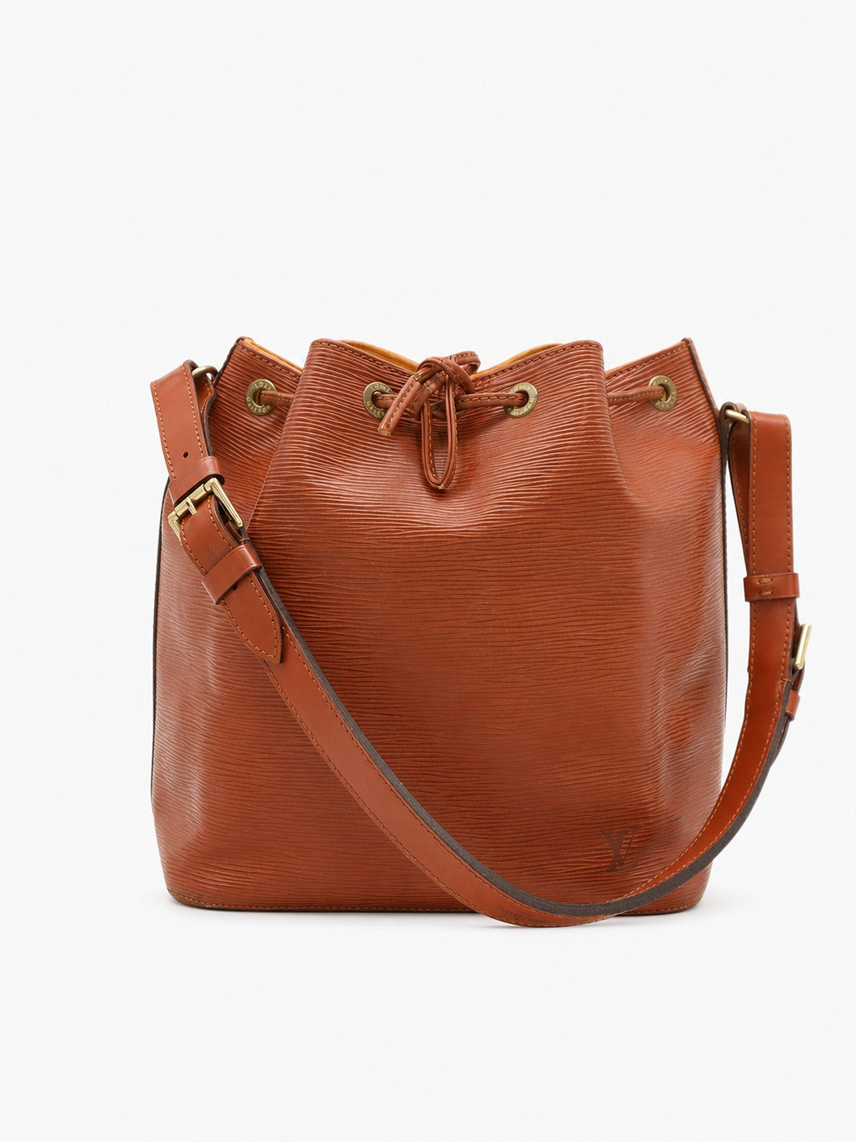 Louis Vuitton Petit Noé Brown Epi leather