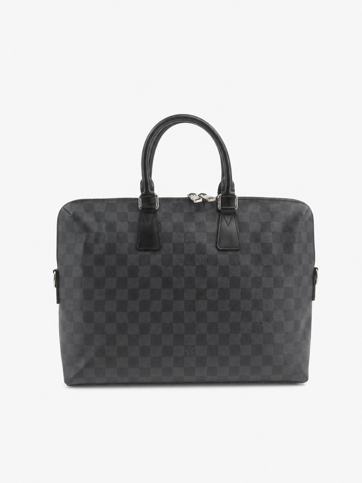 Louis Vuitton Business Bag Grey Canvas
