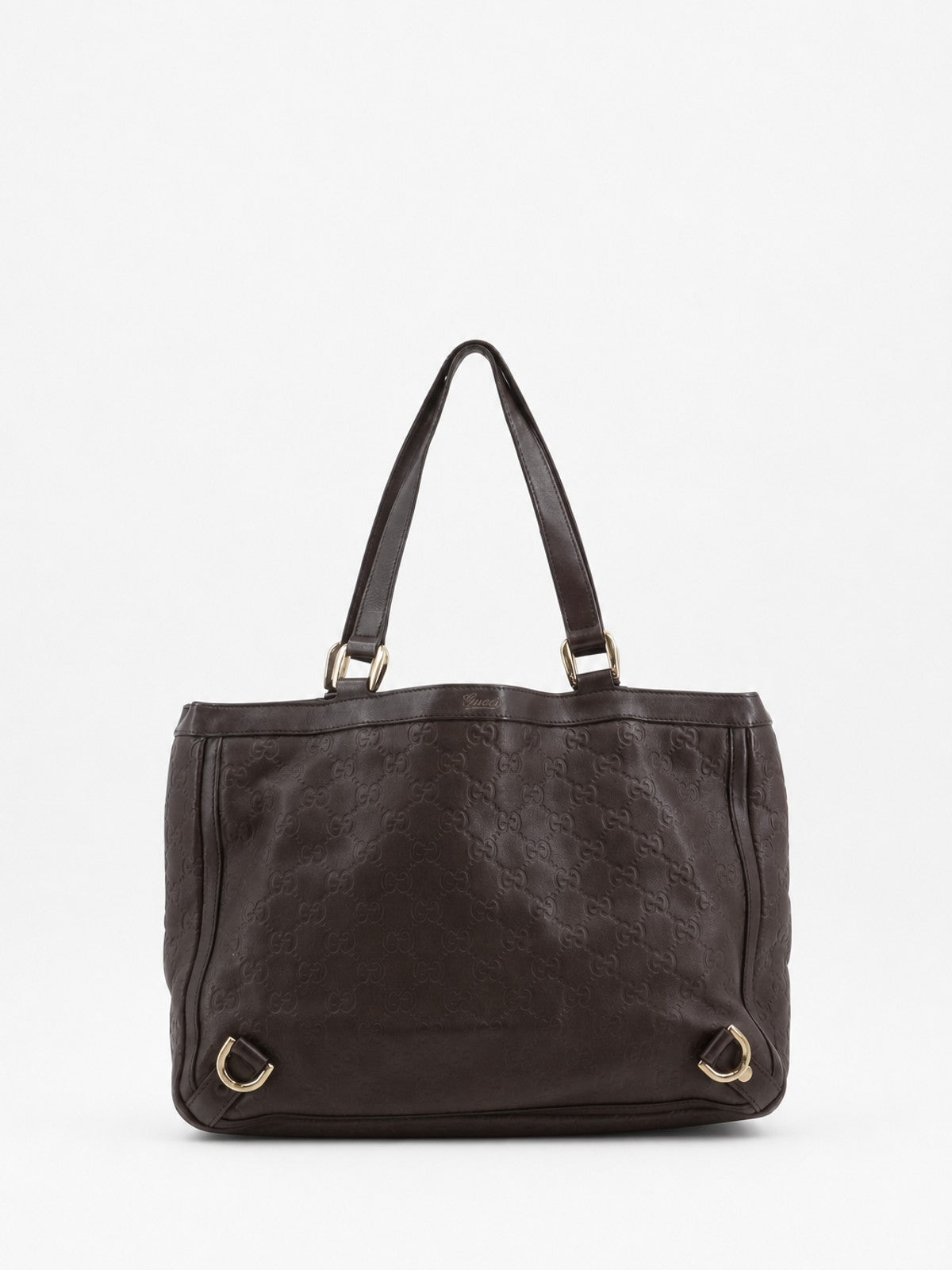 Gucci Shoulder Bag Brown Canvas
