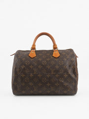 Louis Vuitton Speedy 30 Brown Canvas