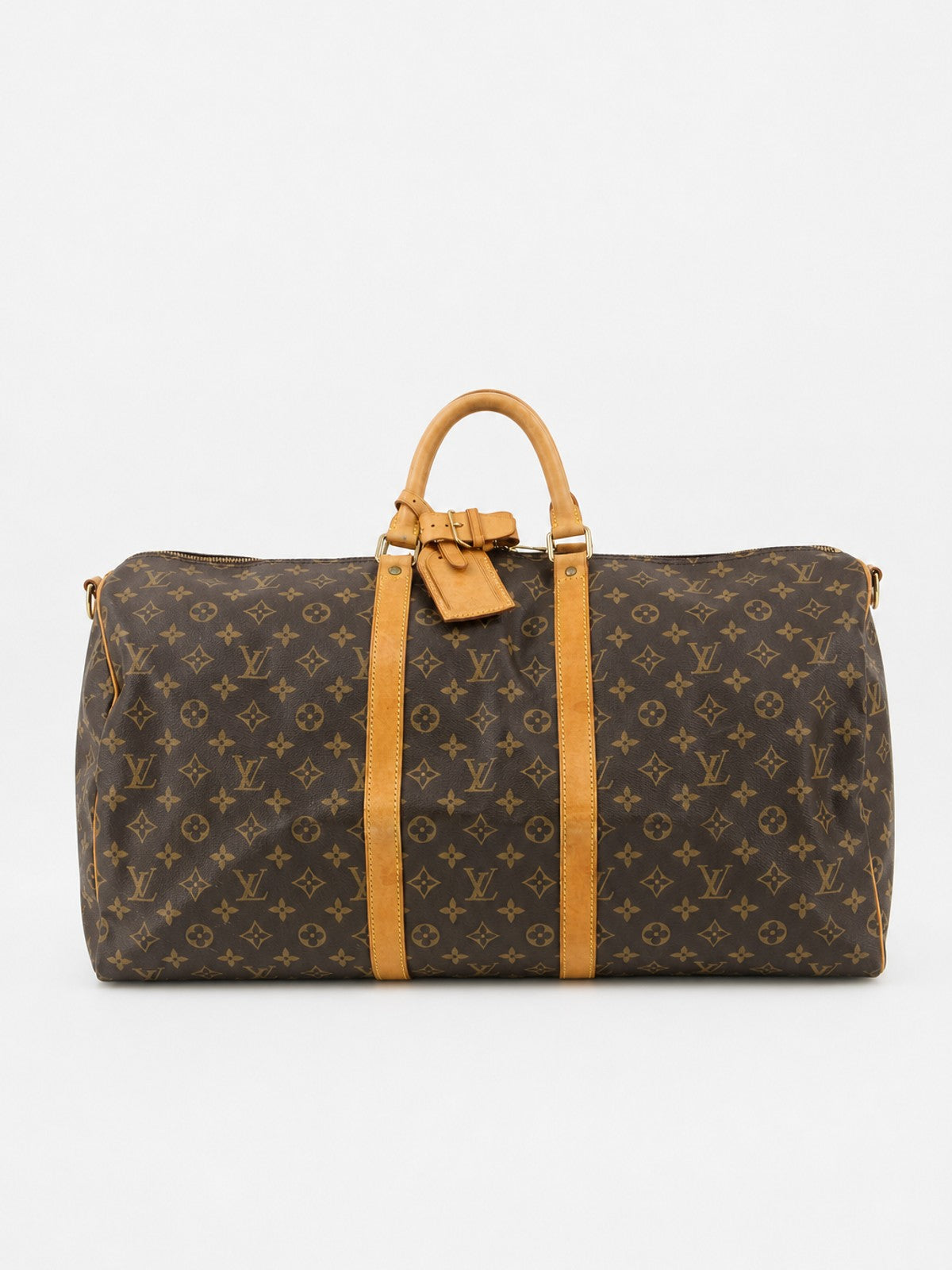 Louis Vuitton Keepall 55 Brown Canvas