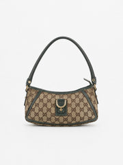 Gucci Abbey D-Ring Pochette Brown Canvas