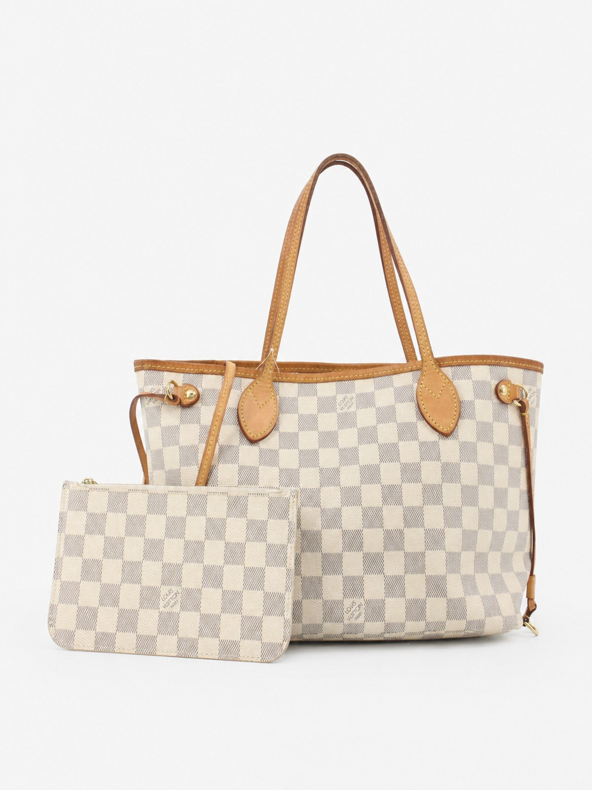 Louis Vuitton Neverfull PM White Canvas