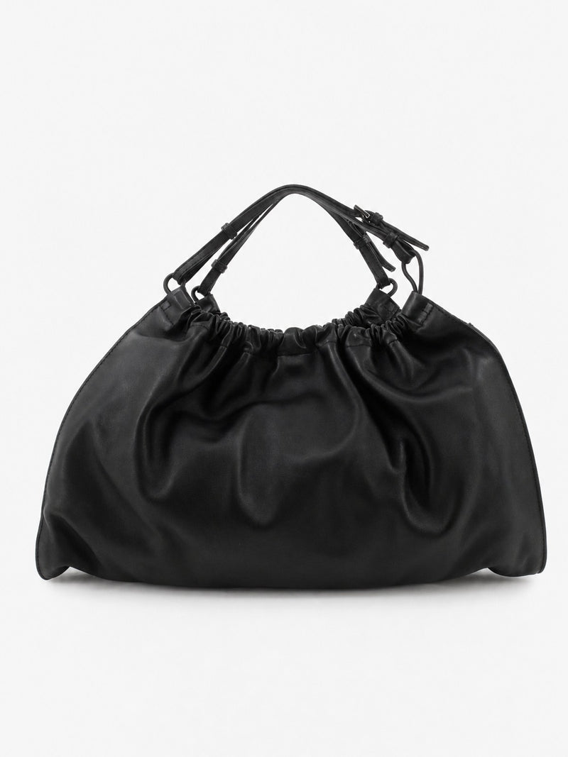 Gucci Hand Bag Black Leather