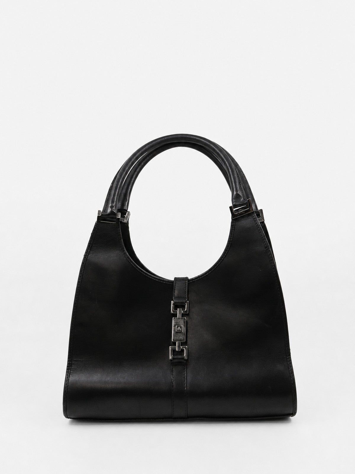 Gucci Medium Bardot Black Leather