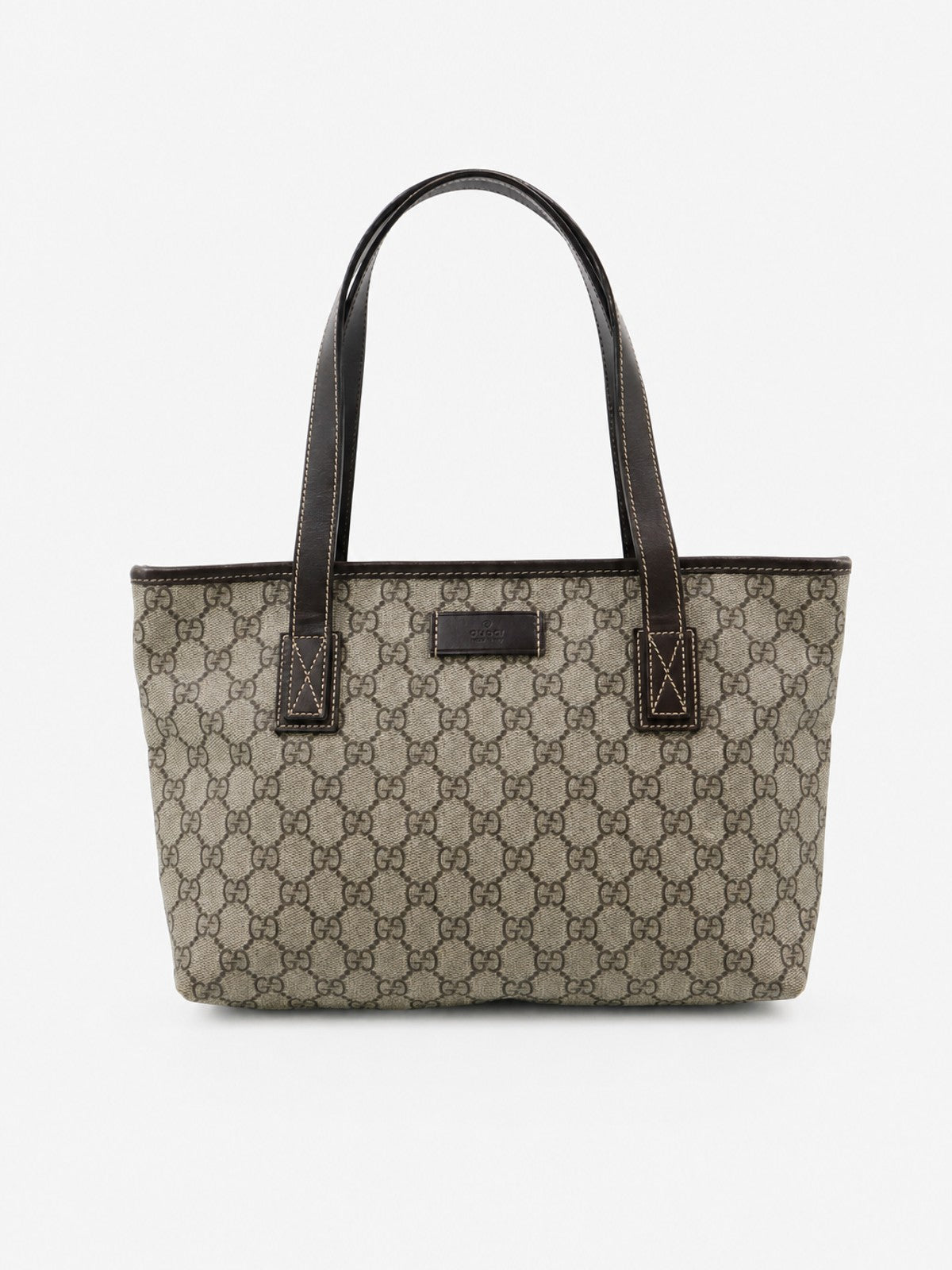 Gucci Shoulder Bag Brown Canvas