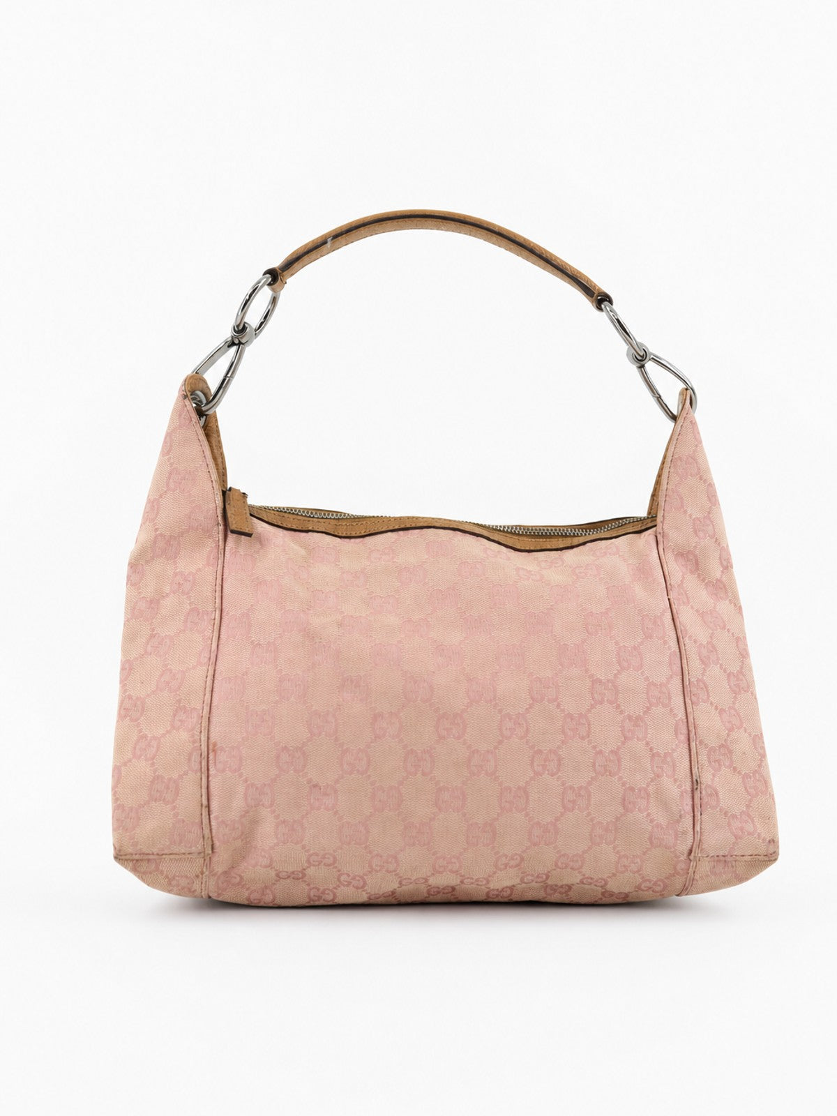 Gucci Shoulder Bag Pink Canvas