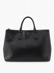 Prada Hand Bag Black Leather