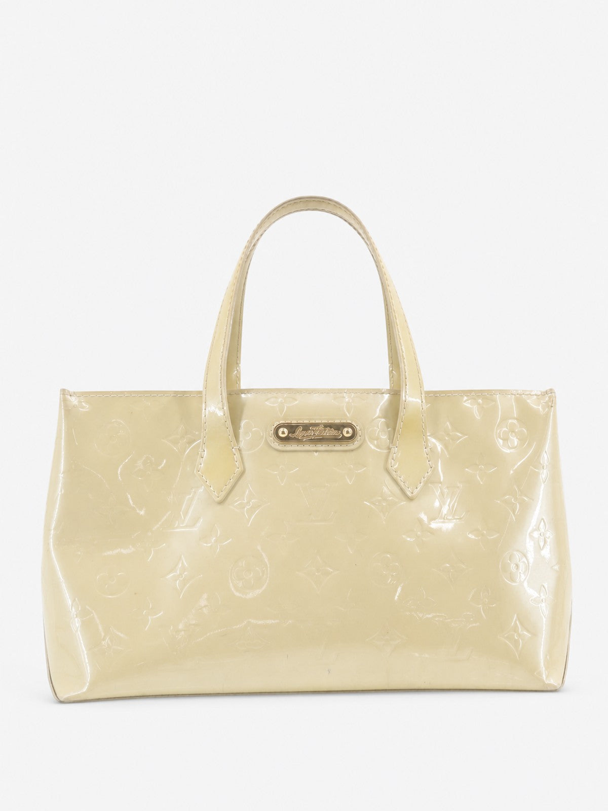 Louis Vuitton Wilshire PM Yellow Vernis leather
