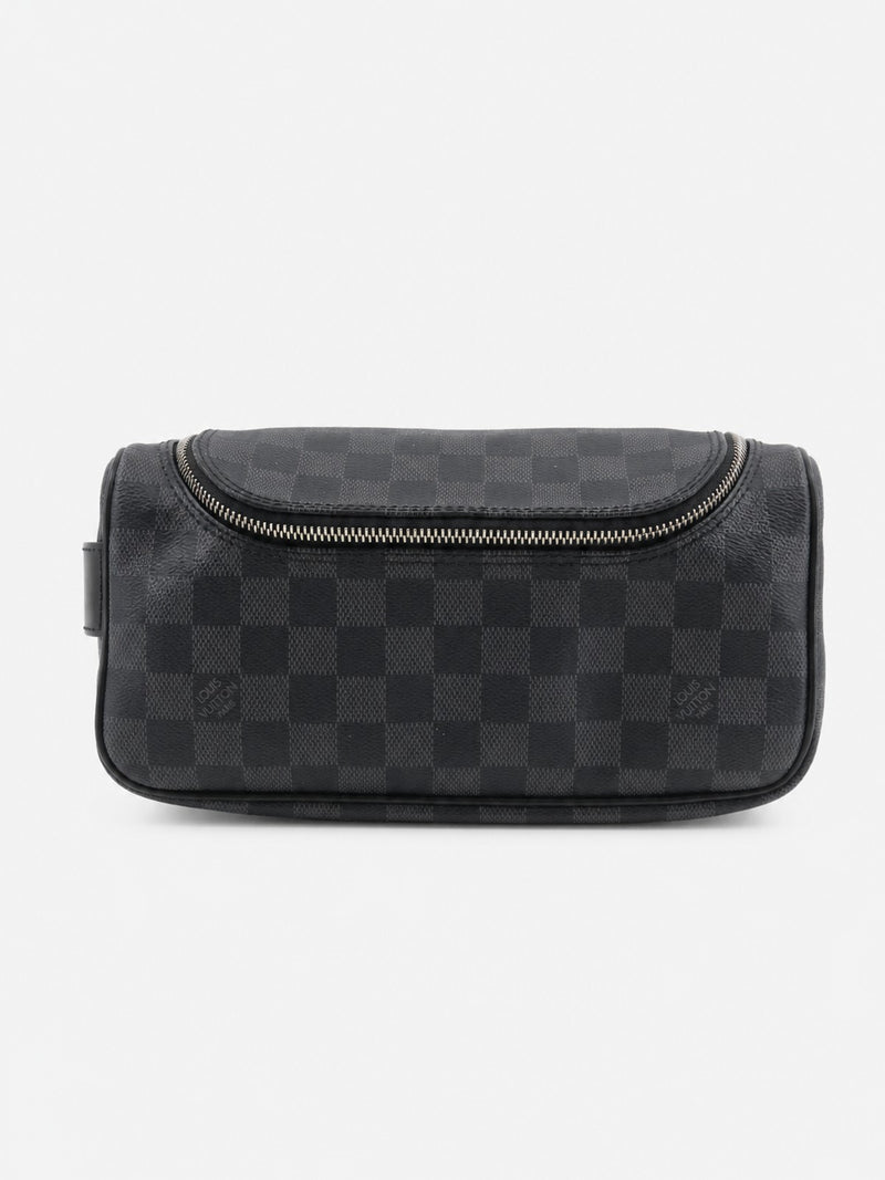 Louis Vuitton Pouch Black Canvas