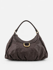 Gucci Abbey D-Ring Medium Brown Leather